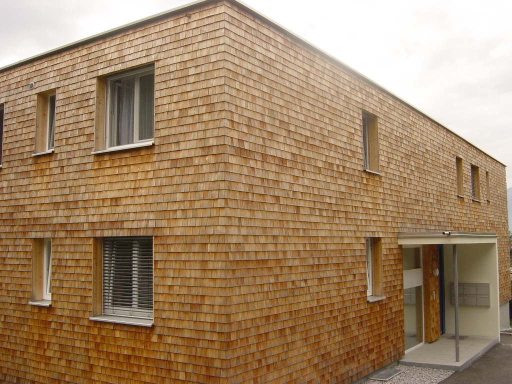 Holzschindel-Fassade