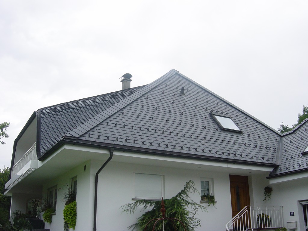 Walmdach mit Hechtgaube