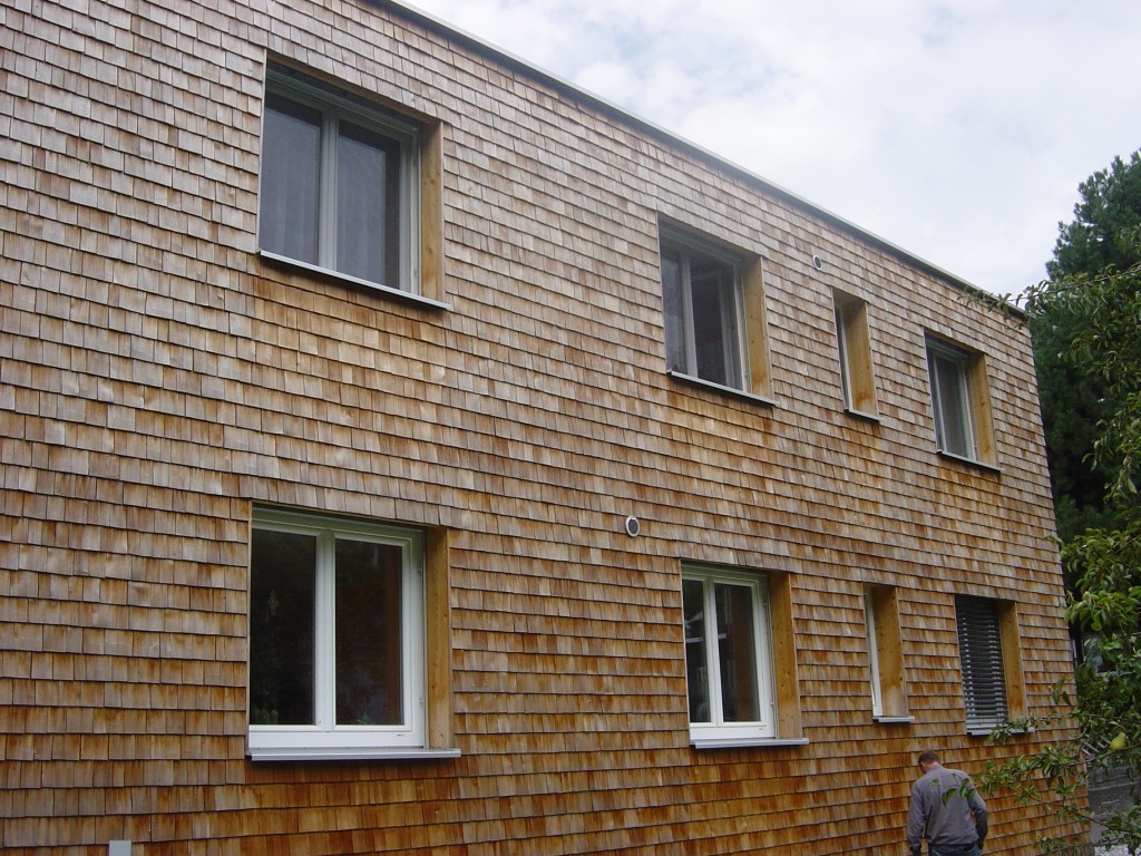 Holzschindel-Fassade
