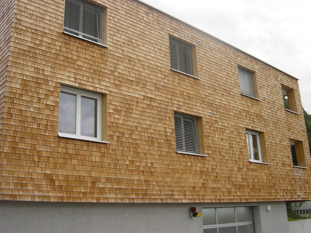 Holzschindel-Fassade